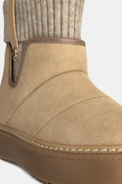 ZARA Winter Layersnew|Sapatos^BOTIM RASO MEIA Bege-claro