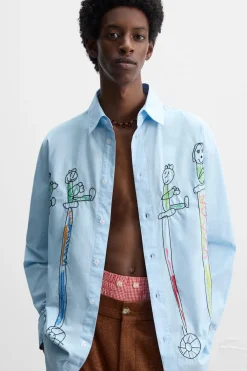 ZARA Acessórios^BOXERS DE POPELINA COM TEXTO X HARRY LAMBERT Multicolor