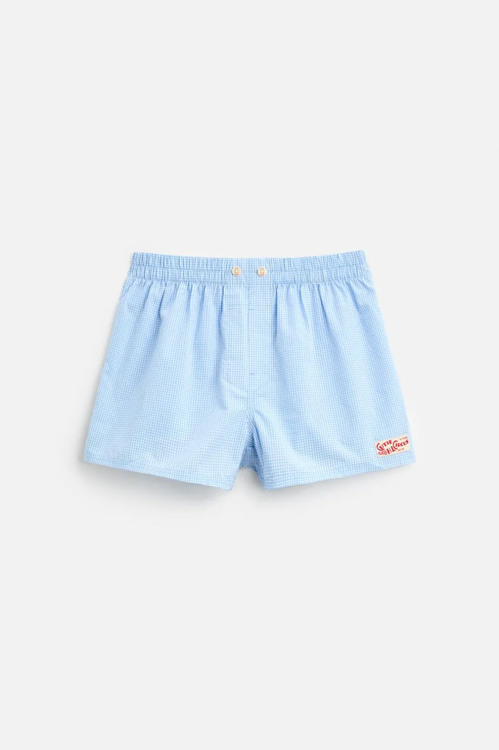 ZARA Acessórios^BOXERS DE POPELINA ETIQUETA X HARRY LAMBERT Azul-claro
