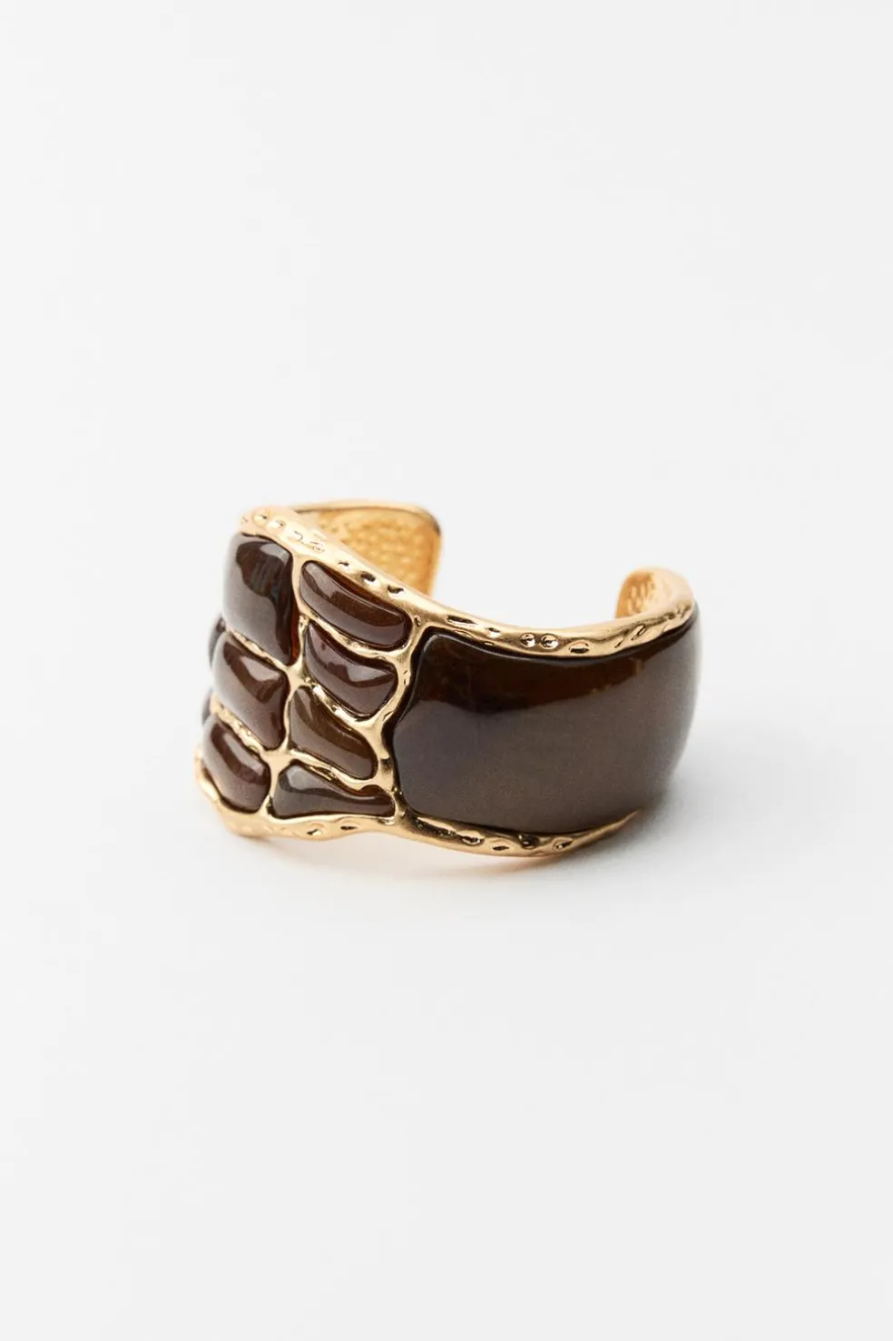 ZARA Acessórios / Bijuteria^BRACELETE METÁLICO PEÇAS CONTRASTE Dourado