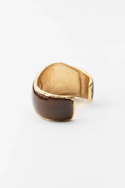 ZARA Acessórios / Bijuteria^BRACELETE METÁLICO PEÇAS CONTRASTE Dourado