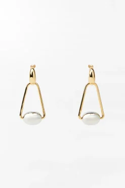 ZARA Acessórios / Bijuteria^BRINCOS ARGOLA PEÇA TUBULAR Ouro / Prata