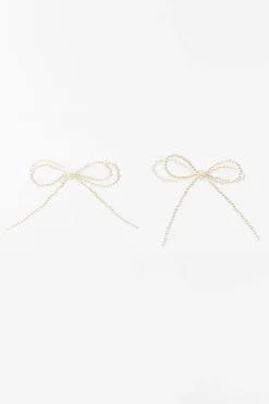 ZARA Acessórios / Bijuteria^BRINCOS COM LAÇOS E PÉROLAS 1011/206