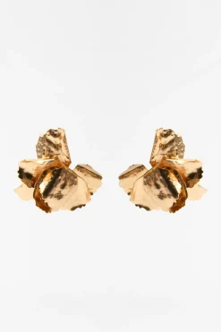 ZARA Acessórios / Bijuteria^BRINCOS COM PÉTALAS Dourado