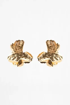 ZARA Acessórios / Bijuteria^BRINCOS COM PÉTALAS Dourado