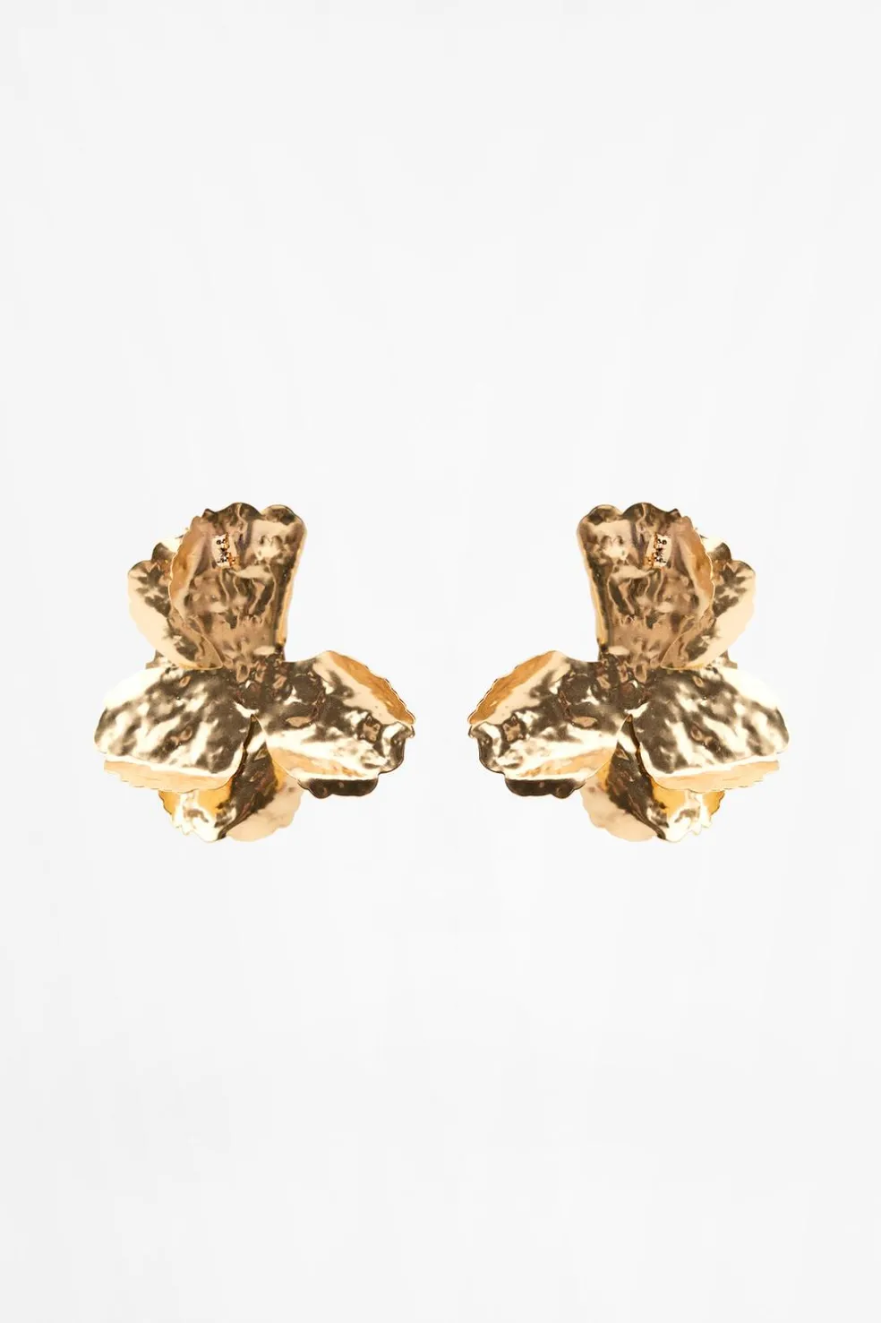 ZARA Acessórios / Bijuteria^BRINCOS COM PÉTALAS Dourado