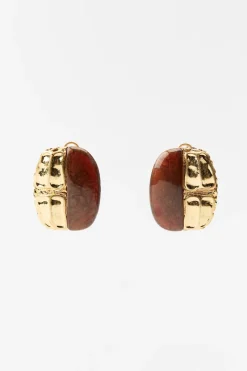ZARA Acessórios / Bijuteria^BRINCOS COM TEXTURA COMBINADOS Dourado