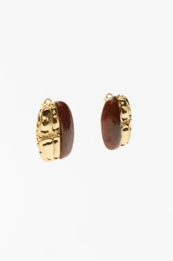 ZARA Acessórios / Bijuteria^BRINCOS COM TEXTURA COMBINADOS Dourado