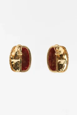 ZARA Acessórios / Bijuteria^BRINCOS COM TEXTURA COMBINADOS Dourado