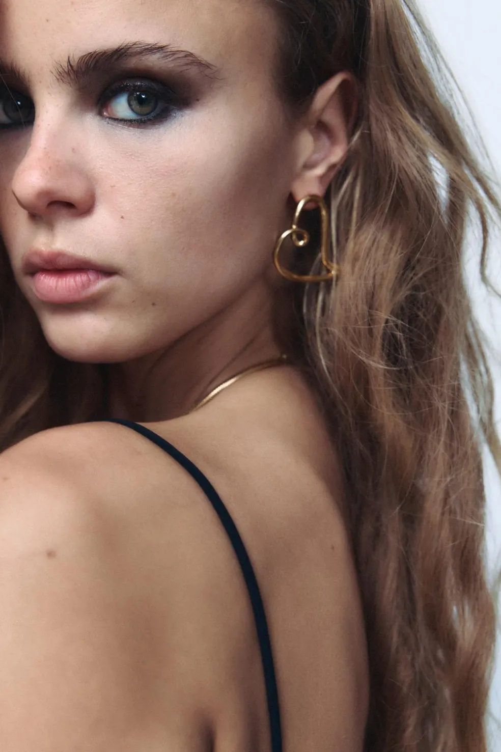ZARA Acessórios / Bijuteria^BRINCOS CORAÇÃO Dourado