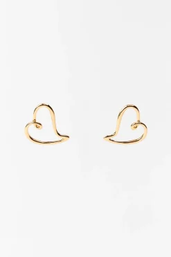 ZARA Acessórios / Bijuteria^BRINCOS CORAÇÃO Dourado