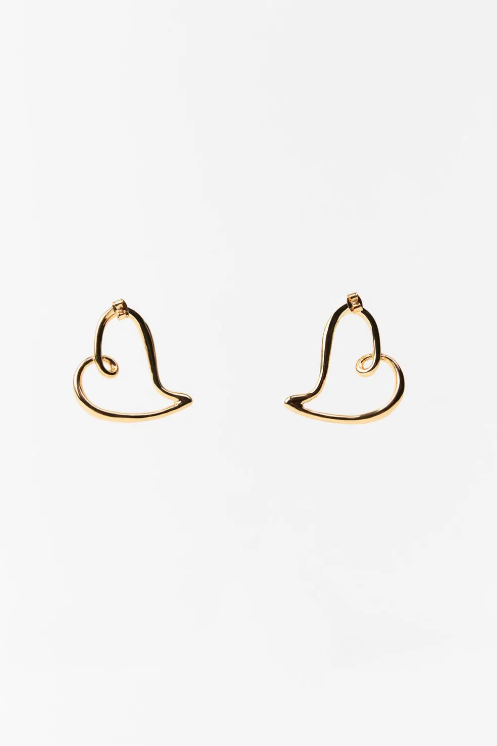 ZARA Acessórios / Bijuteria^BRINCOS CORAÇÃO Dourado