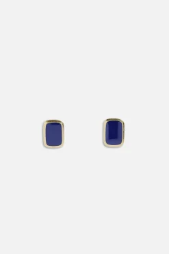 ZARA Acessórios^BRINCOS DE ESMALTE X HARRY LAMBERT Ouro-envelhecido