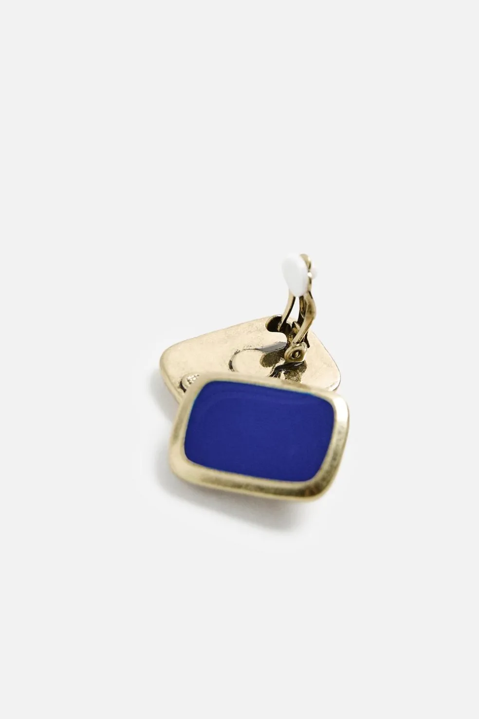 ZARA Acessórios^BRINCOS DE ESMALTE X HARRY LAMBERT Ouro-envelhecido