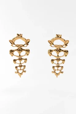 ZARA Acessórios / Bijuteria^BRINCOS DE ESQUELETO Dourado