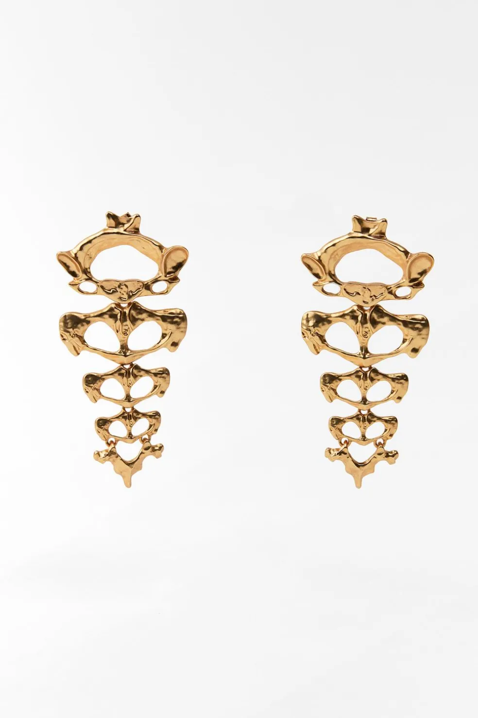 ZARA Acessórios / Bijuteria^BRINCOS DE ESQUELETO Dourado