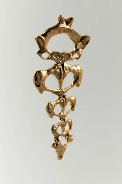 ZARA Acessórios / Bijuteria^BRINCOS DE ESQUELETO Dourado