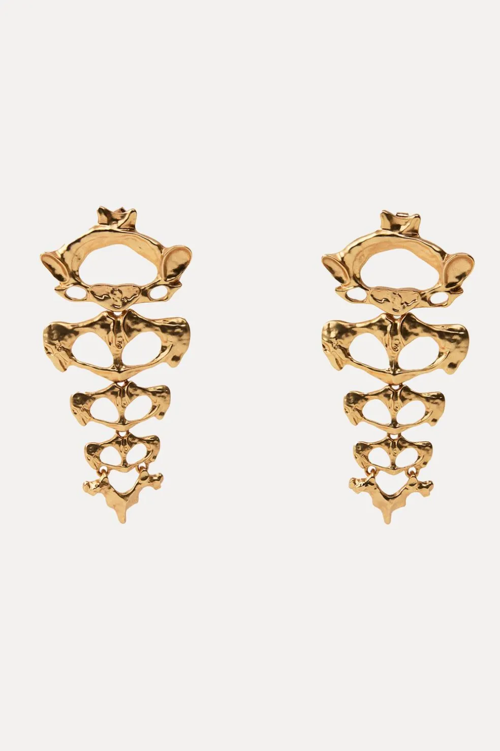 ZARA Acessórios / Bijuteria^BRINCOS DE ESQUELETO Dourado
