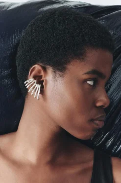 ZARA Acessórios / Bijuteria^BRINCOS EAR CUFF Prata