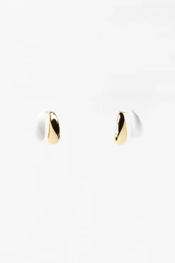 ZARA Acessórios / Bijuteria^BRINCOS EAR CUFF DUPLOS Branco