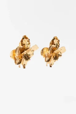 ZARA Acessórios / Bijuteria^BRINCOS FLOR Dourado