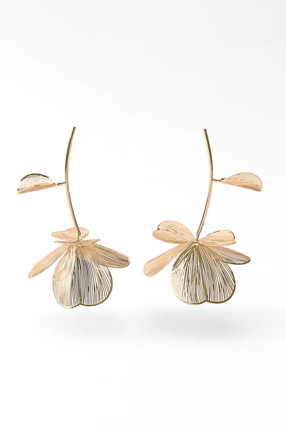 ZARA Acessórios / Bijuteria^BRINCOS FLOR Dourado