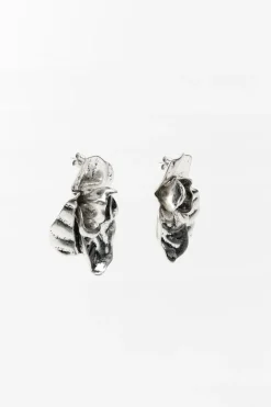ZARA Acessórios / Bijuteria^BRINCOS FLOR Prata