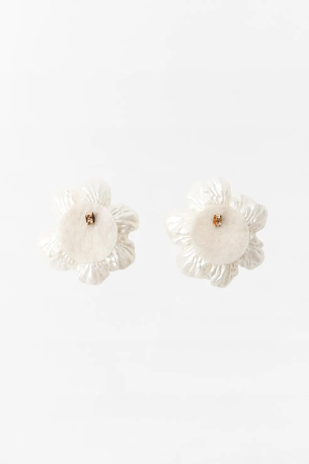 ZARA Acessórios / Bijuteria^BRINCOS FLOR MISSANGAS Cru