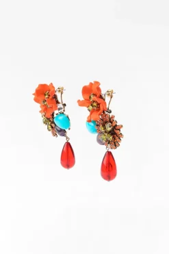 ZARA Acessórios / Bijuteria^BRINCOS FLOR MISSANGAS JOIAS Multicolor