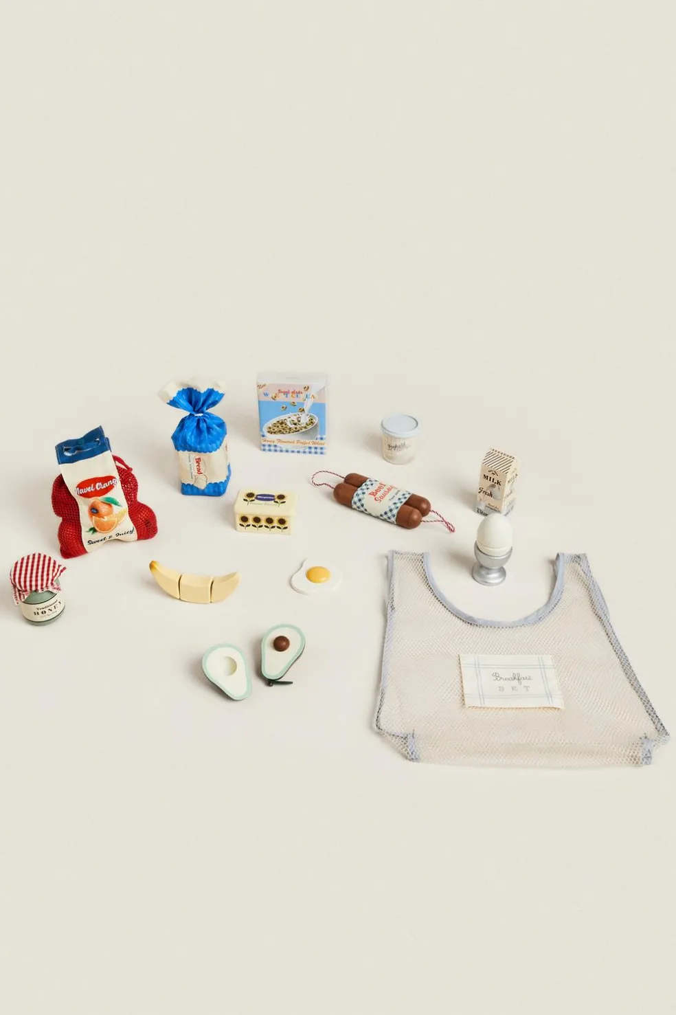 BRINQUEDO CONJUNTO DE COMIDA PEQUENO-ALMOÇO-ZARA Best Sale