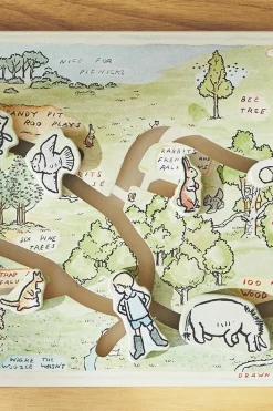 BRINQUEDO INFANTIL MAPA WINNIE THE POOH-ZARA New