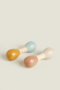 BRINQUEDO INFANTIL MARACAS MADEIRA-ZARA Cheap