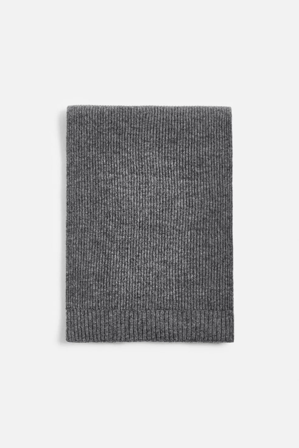 ZARA Vestuário De Inverno|Acessórios^CACHECOL 100% LÃ Cinzento