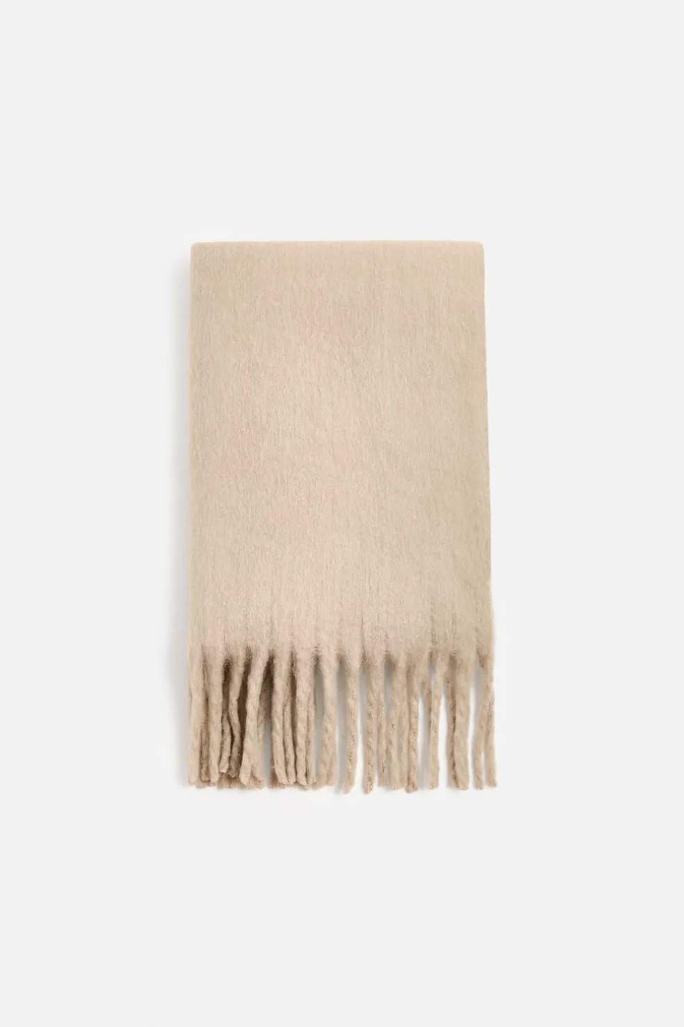 ZARA Acessórios^CACHECOL COM TEXTURA ESCOVADA Bege