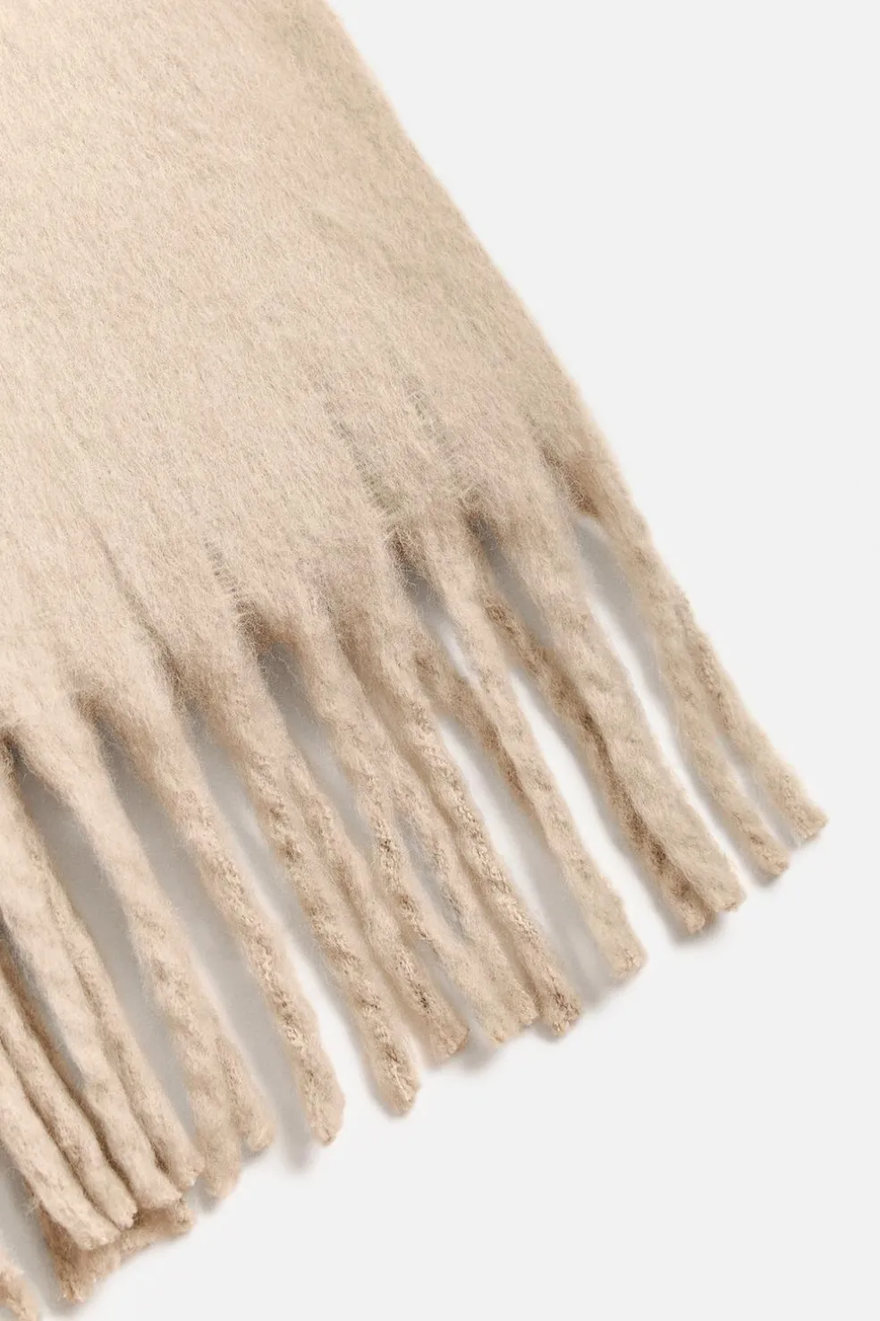 ZARA Acessórios^CACHECOL COM TEXTURA ESCOVADA Bege
