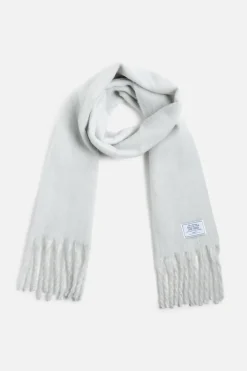 ZARA Vestuário De Inverno|Acessórios^CACHECOL COM TEXTURA ESCOVADA Azul-claro
