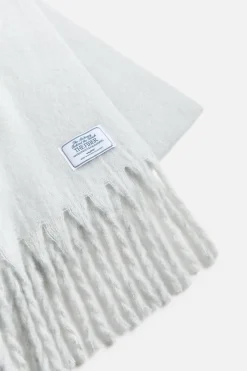 ZARA Vestuário De Inverno|Acessórios^CACHECOL COM TEXTURA ESCOVADA Azul-claro