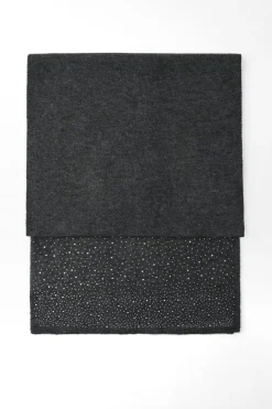 ZARA Winter Layersnew|Acessórios / Bijuteria^CACHECOL DE MALHA COM BRILHOS Cinzento-antracite