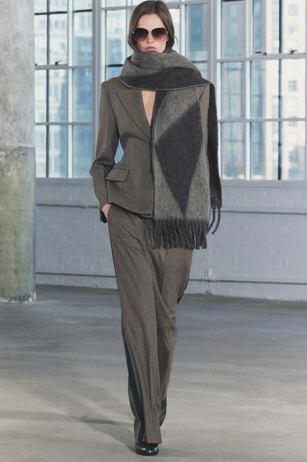 ZARA Winter Layersnew|Acessórios / Bijuteria^CACHECOL JACQUARD Cinzento