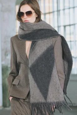 ZARA Winter Layersnew|Acessórios / Bijuteria^CACHECOL JACQUARD Cinzento