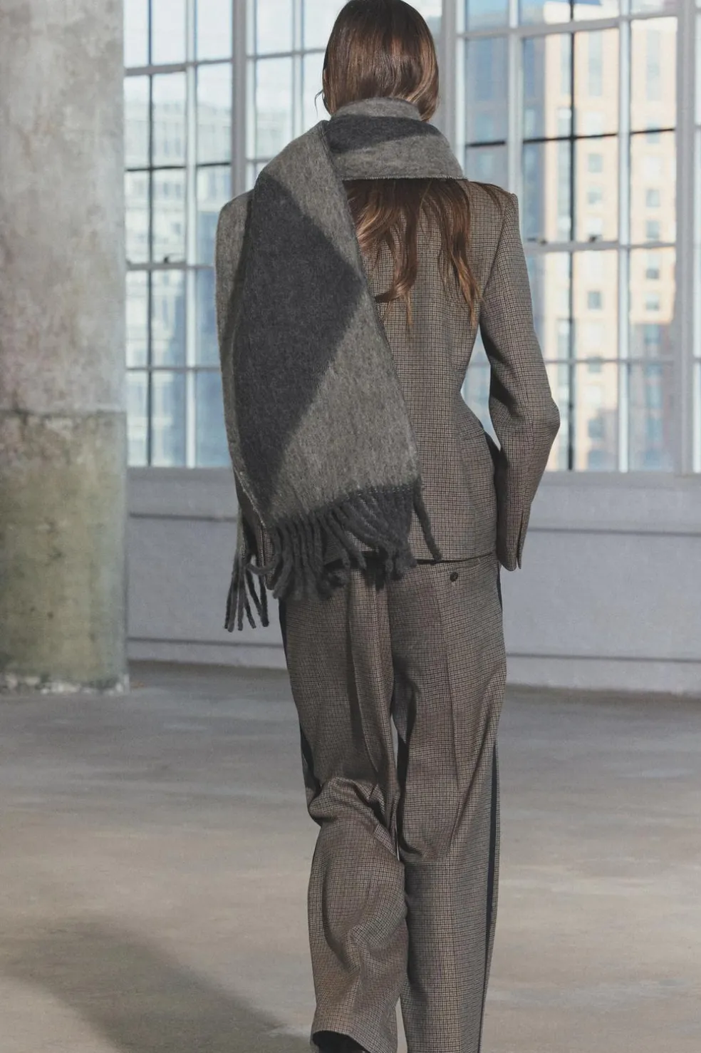 ZARA Winter Layersnew|Acessórios / Bijuteria^CACHECOL JACQUARD Cinzento