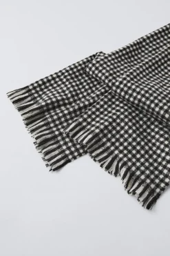 CACHECOL SUAVE AO TOQUE AOS QUADRADOS VICHY-ZARA Discount