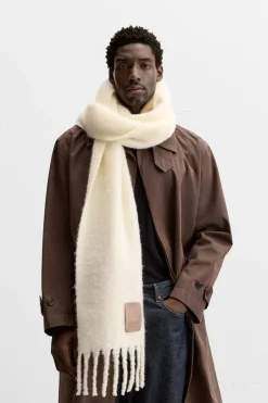 ZARA Vestuário De Inverno|Acessórios^CACHECOL TEXTURA Cru