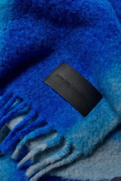 ZARA Vestuário De Inverno|Acessórios^CACHECOL TIE DYE LIMITED EDITION Azul
