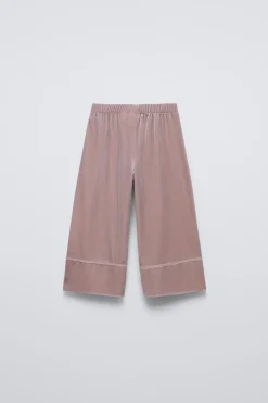 CALÇA CULOTTE VELUDO-ZARA Flash Sale