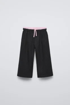 CALÇA DE CINTURA DUPLA-ZARA Store