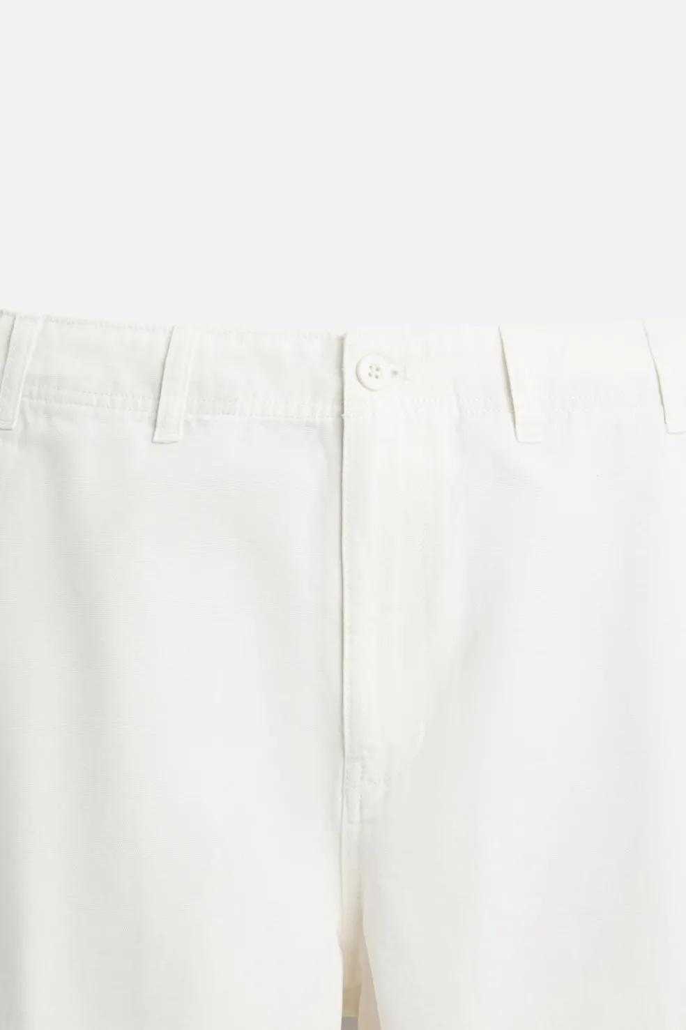 ZARA Calças^CALÇA TROPA CANVAS Branco-marfim