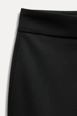 ZARA Calças^CALÇAS À BOCA DE SINO CINTURA SUBIDA Preto