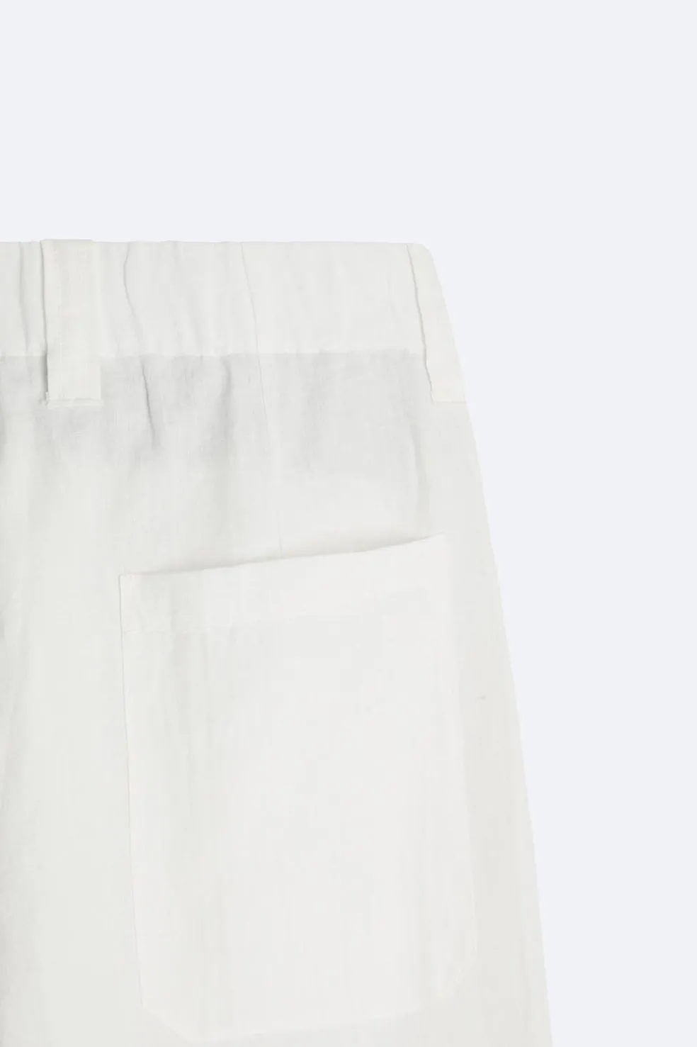 ZARA Calças^CALÇAS 100% CÂNHAMO Cru