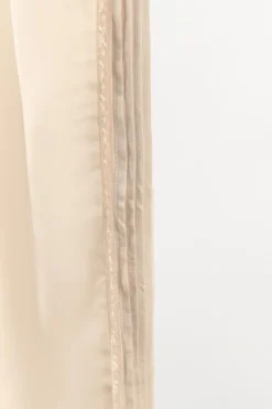 ZARA Calças|Lingerie^CALÇAS ACETINADAS COM RENDA Cru